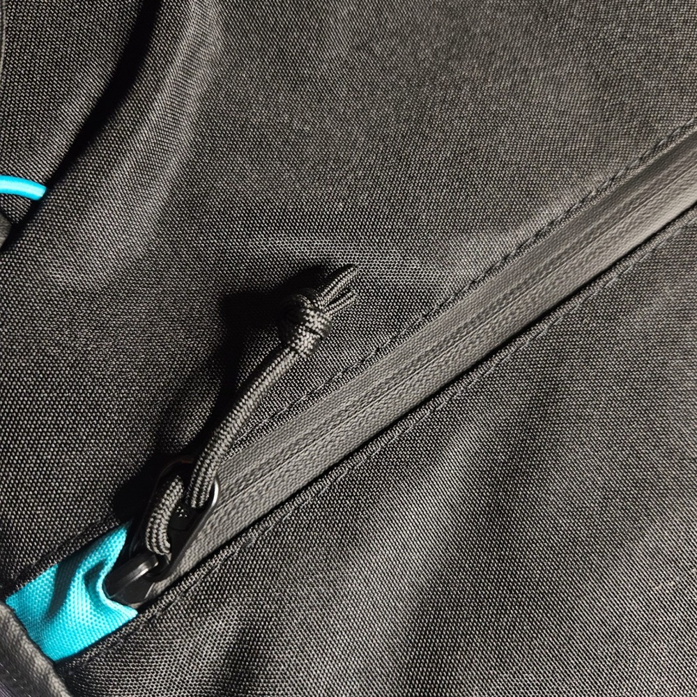 Bagsmart Travel Backpack Black Teal Laptop Compartment Carry On Luggage Strap - Picture 15 of 16